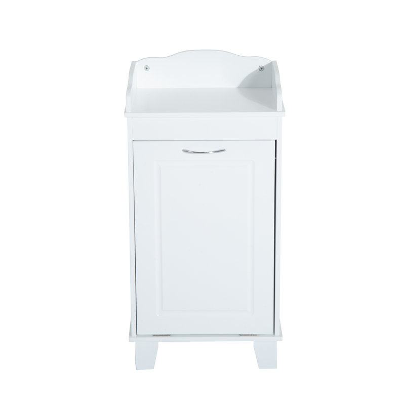 Red Barrel Studio® Wooden Bathroom Laundry Hamper & Reviews